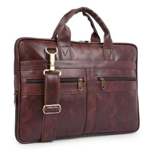 ADISA Laptop Messenger Office Bag Briefcase for Work for Men